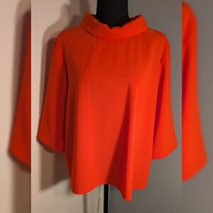 Fashion Union Vibrant Orange Blouse